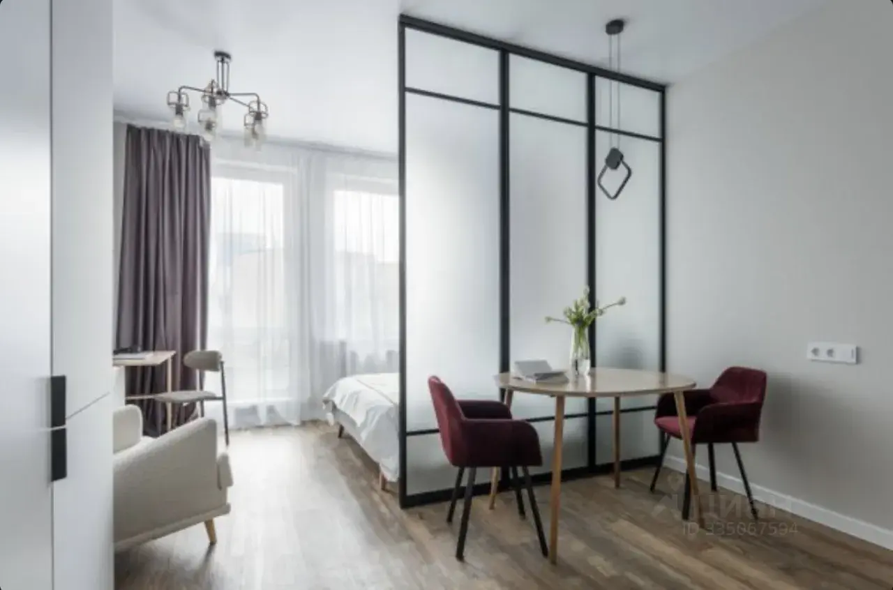 Студия · 27,5 м² · 3/24